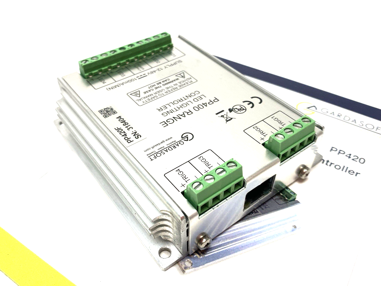 Gardasoft PP420F LED Pulse/Strobe Controller, 4-Channel Output, SafeSense Tech - Maverick Industrial Sales