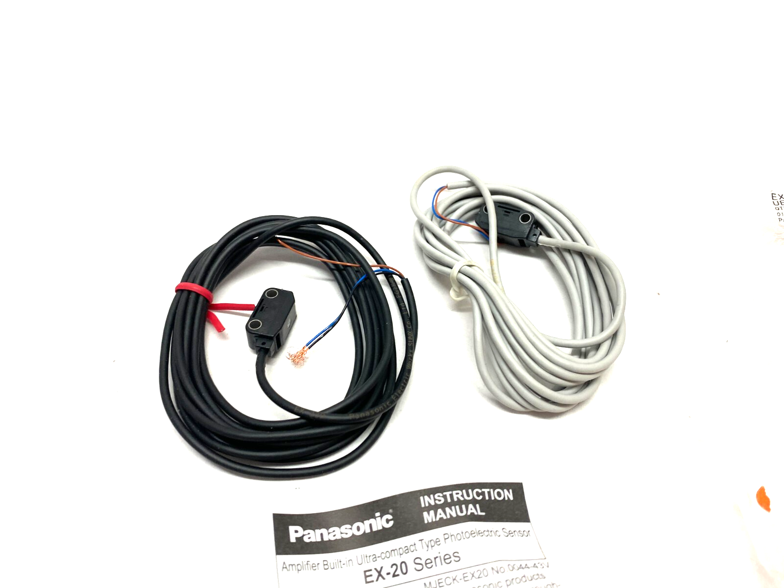 Panasonic EX-23 Through-Beam Compact Block Photoelectric Sensor Set - Maverick Industrial Sales