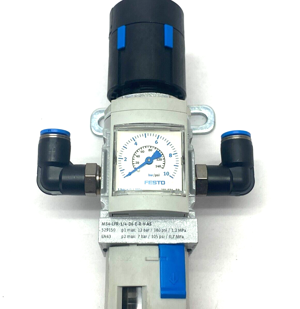Festo MS4-LFR-1/4-D6-E-R-V-AS Filter Regulator 529150 - Maverick Industrial Sales