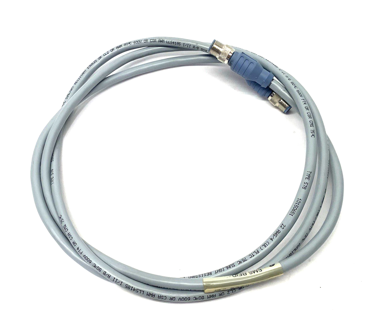 Datalogic EMS RFID CBL-1481-02 SubNET16 Double Ended Cable Male M12 U3-00470 - Maverick Industrial Sales