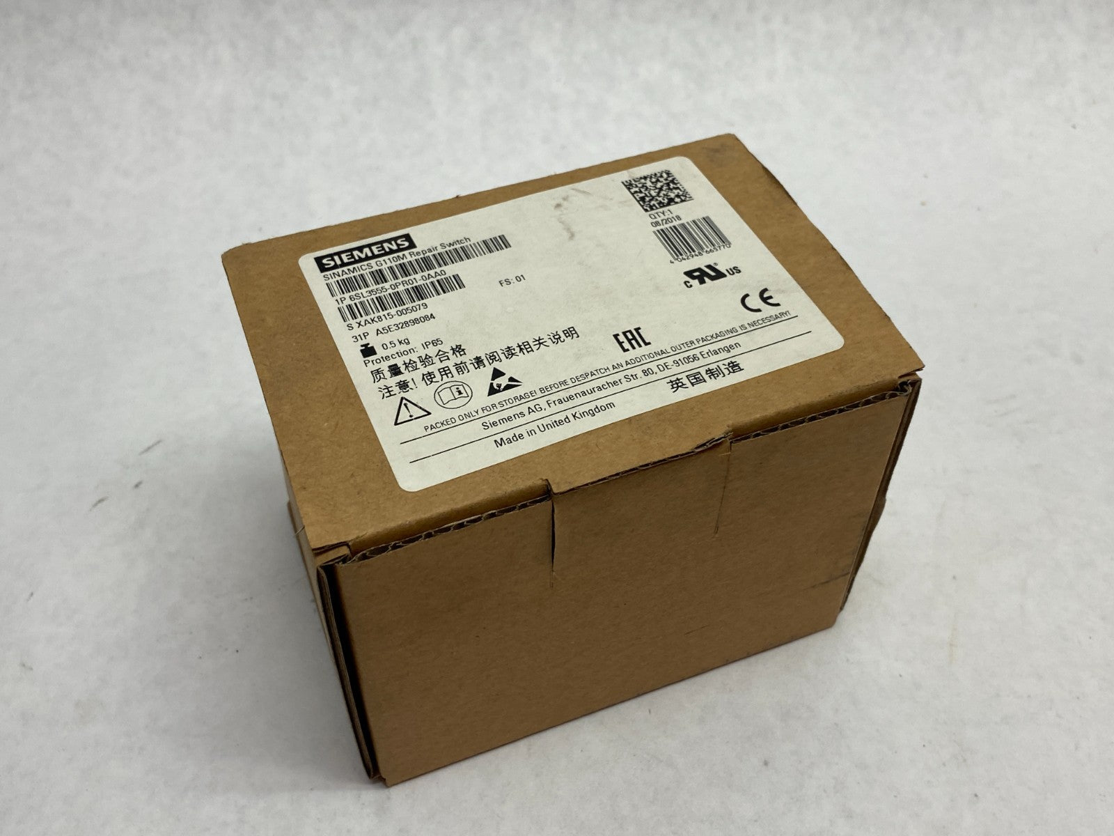 Siemens 6SL3555-0PR01-0AA0 SINAMICS G110M Repair Switch - Maverick Industrial Sales