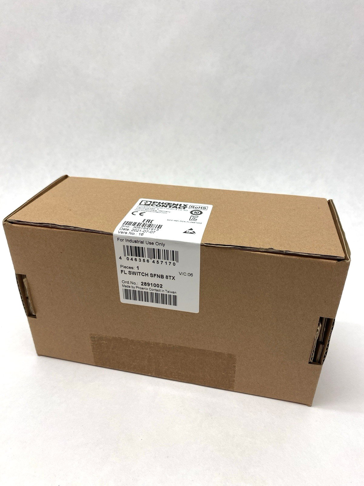 Phoenix Contact 2891002 FL Switch SFNB 8TX 4046356457170 - Maverick Industrial Sales