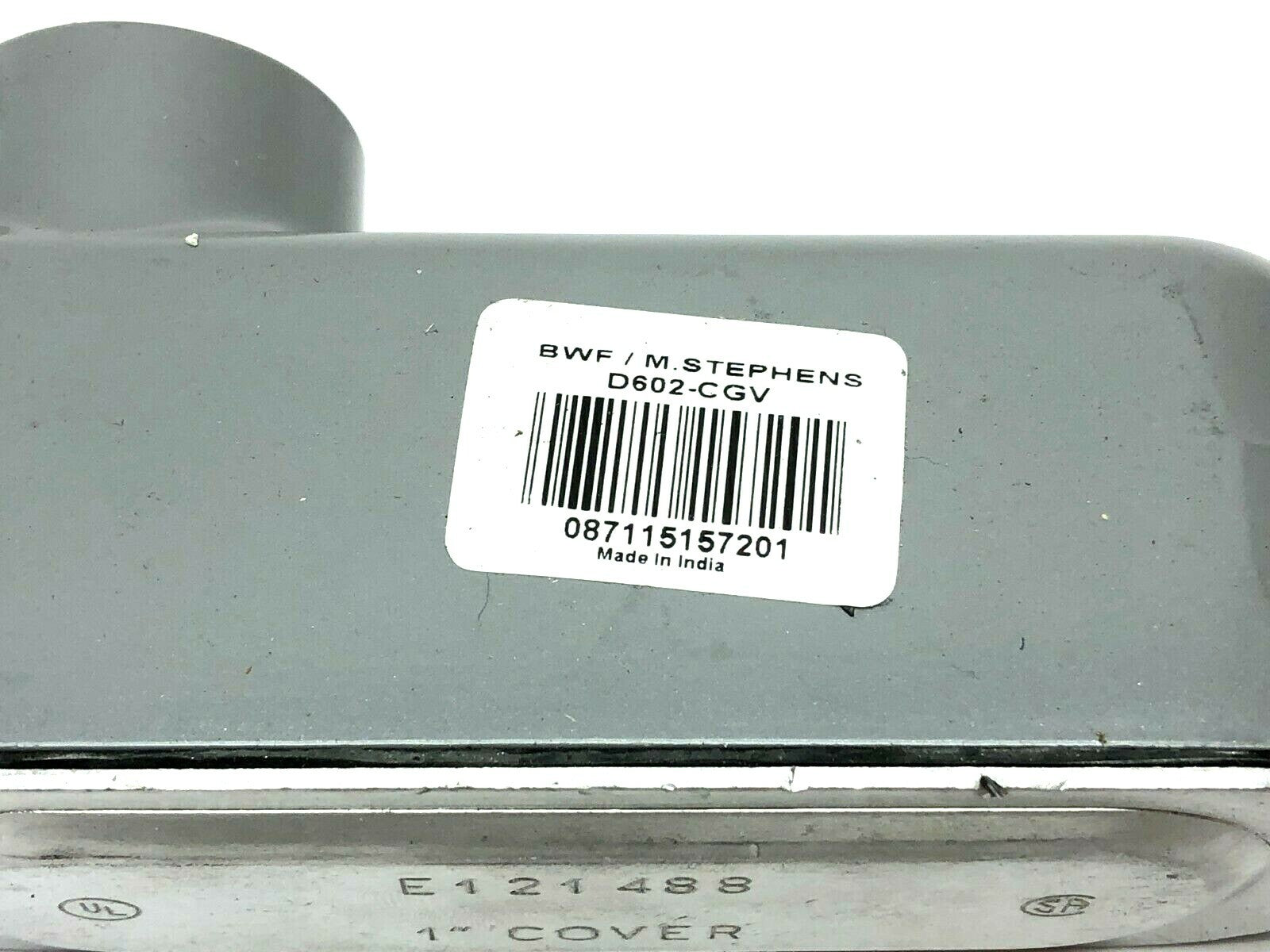 D602-CGV | BWF 1" Set Screw LB Body-Cover w/ Gasket - Used - Maverick Industrial Sales