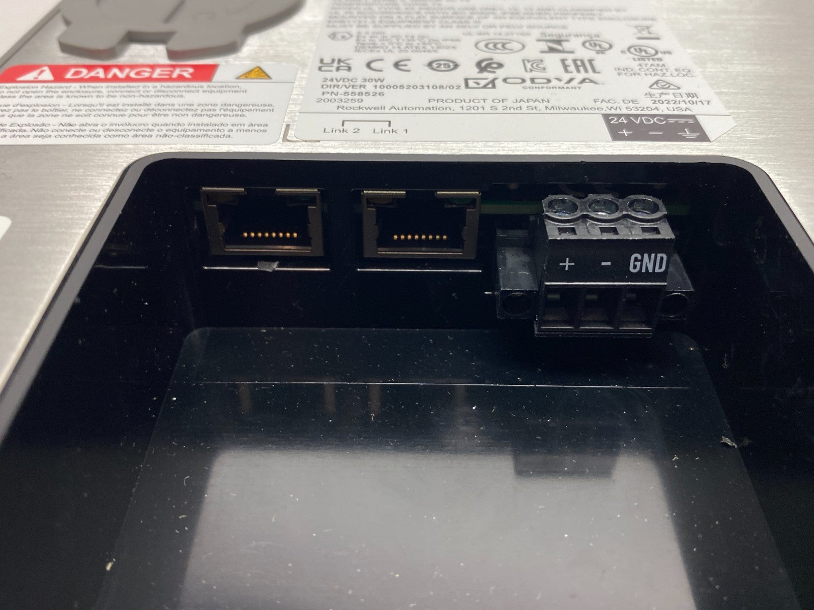 2711P-T12W22D8S | Allen Bradley Ser. C PanelView Plus 7 Standard Terminal HMI - New – Open box - Maverick Industrial Sales