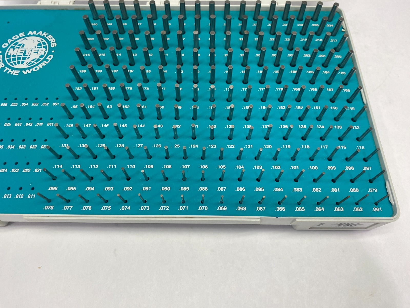 Meyer M1-Plus .061/.250 Straight Pin Gage Set - New – Open box - Maverick Industrial Sales