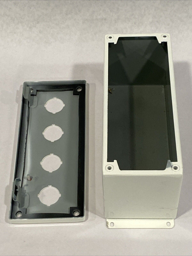 Hoffman E4PBX Pushbutton Panel Enclosure NO HARDWARE - Maverick Industrial Sales