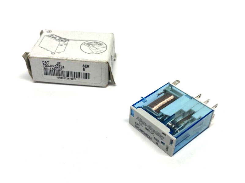 Allen Bradley 700-HK32Z24 Ser. B Slim Line Relay, 24VDC 8A DPDT - Maverick Industrial Sales