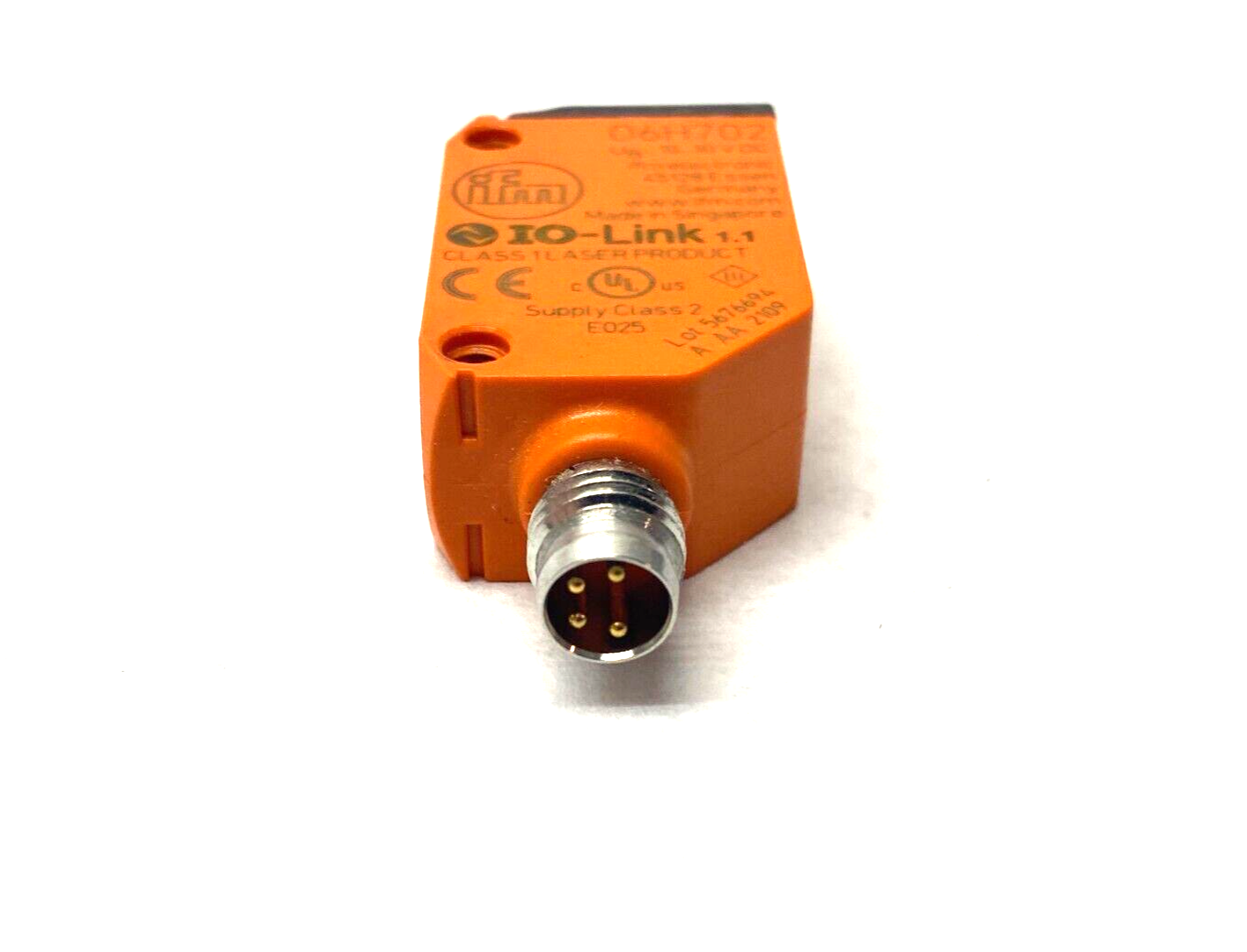 Ifm O6H702 Diffuse Reflection Sensor Background Suppression O6HLFPKG/AS/4P - Maverick Industrial Sales