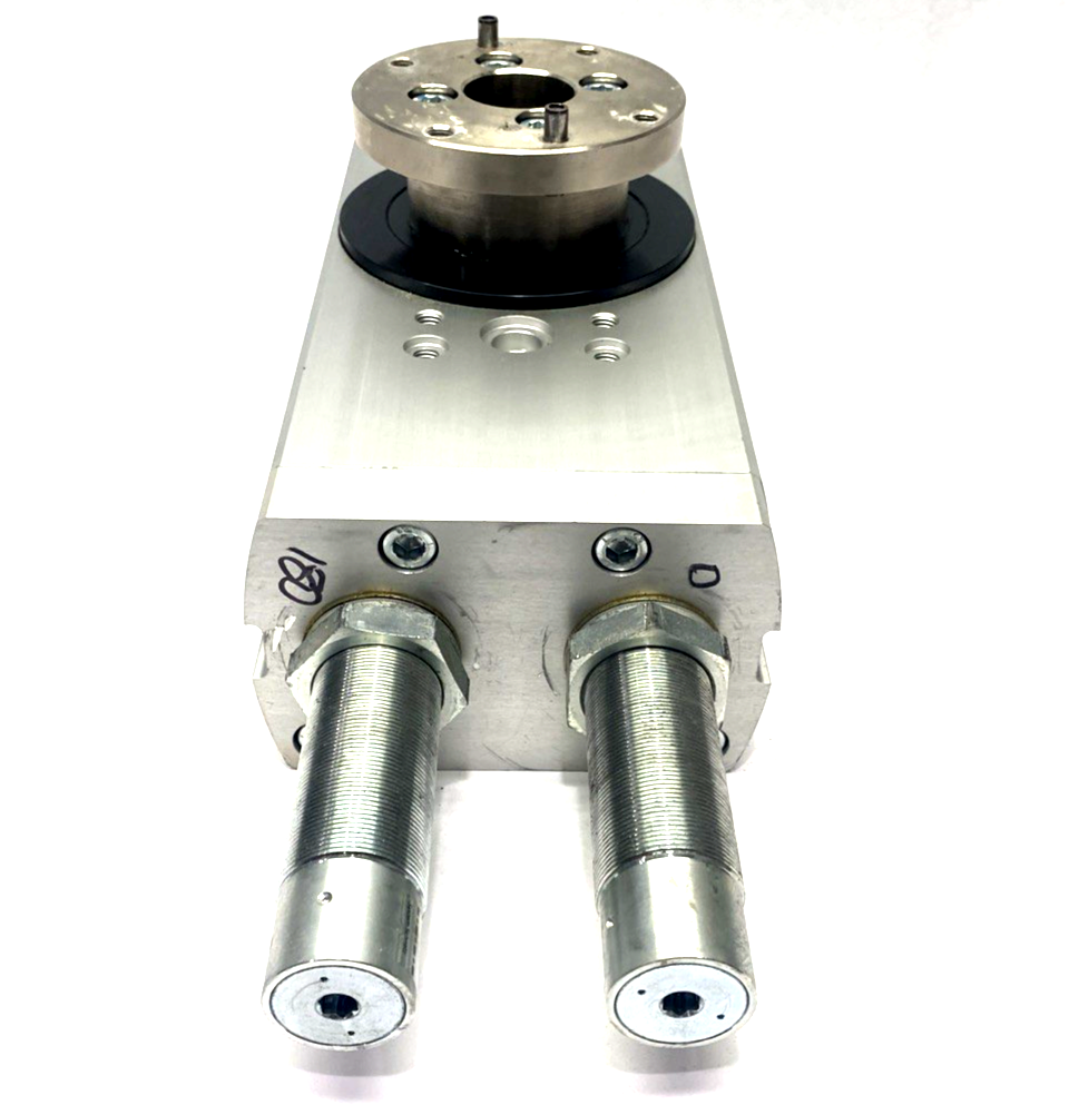 Festo DRRD-63-180-FH-Y9A Semi-Rotary Drive 63mm Size 180 Deg. Rotation 574407 - Used - Maverick Industrial Sales