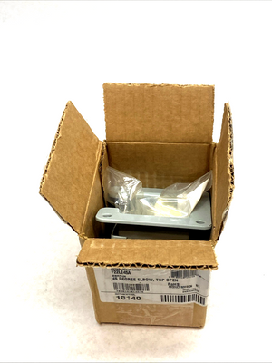 F22LE45A | Hoffman  45° Lay-In Wireway Elbow 2.5" x 2.5" Gray Steel Type 12 - New – Open box
