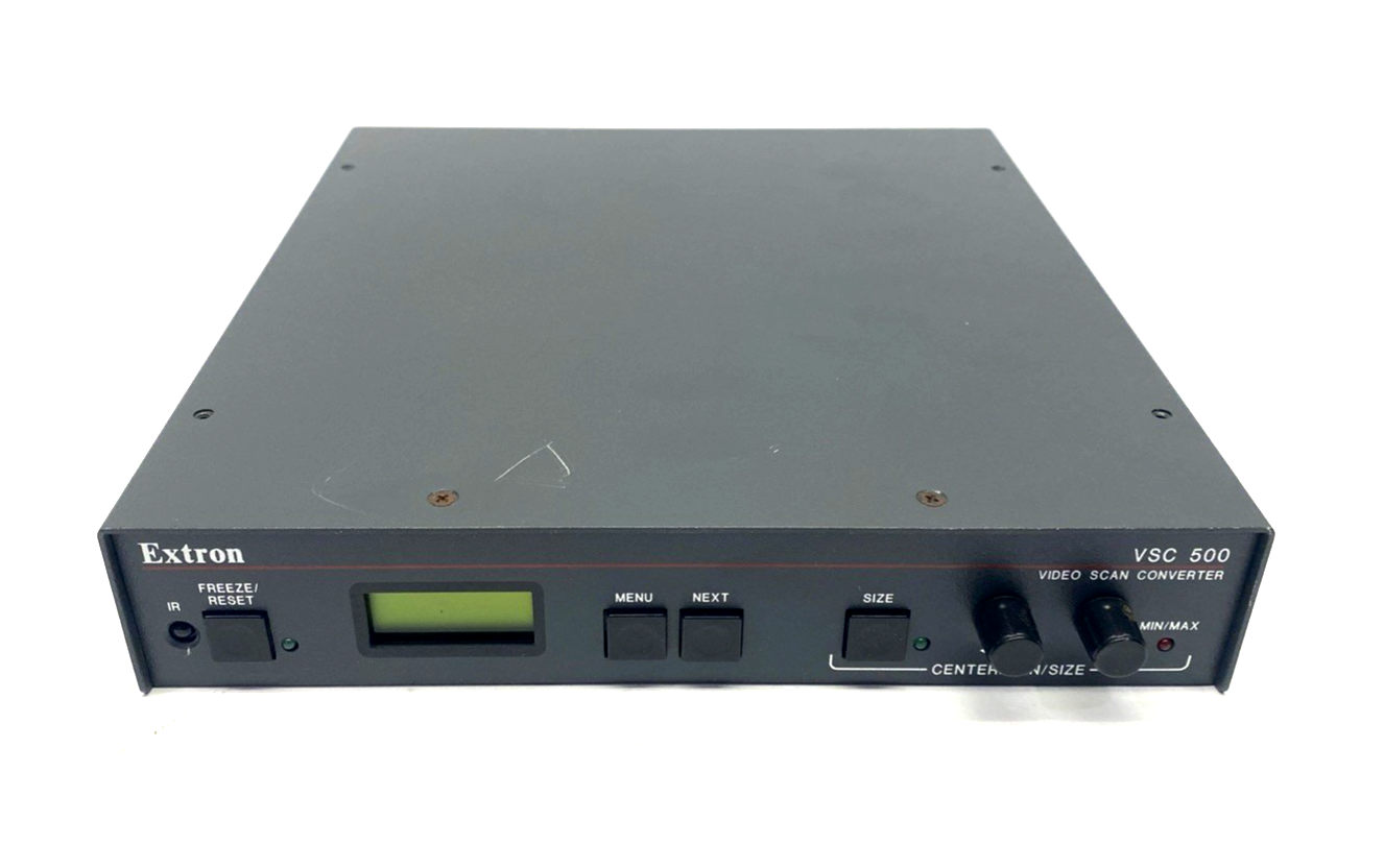 VSC 500 | Extron High Resolution Video Scan Converter 33-1328-09 Rev. C - Used - Maverick Industrial Sales
