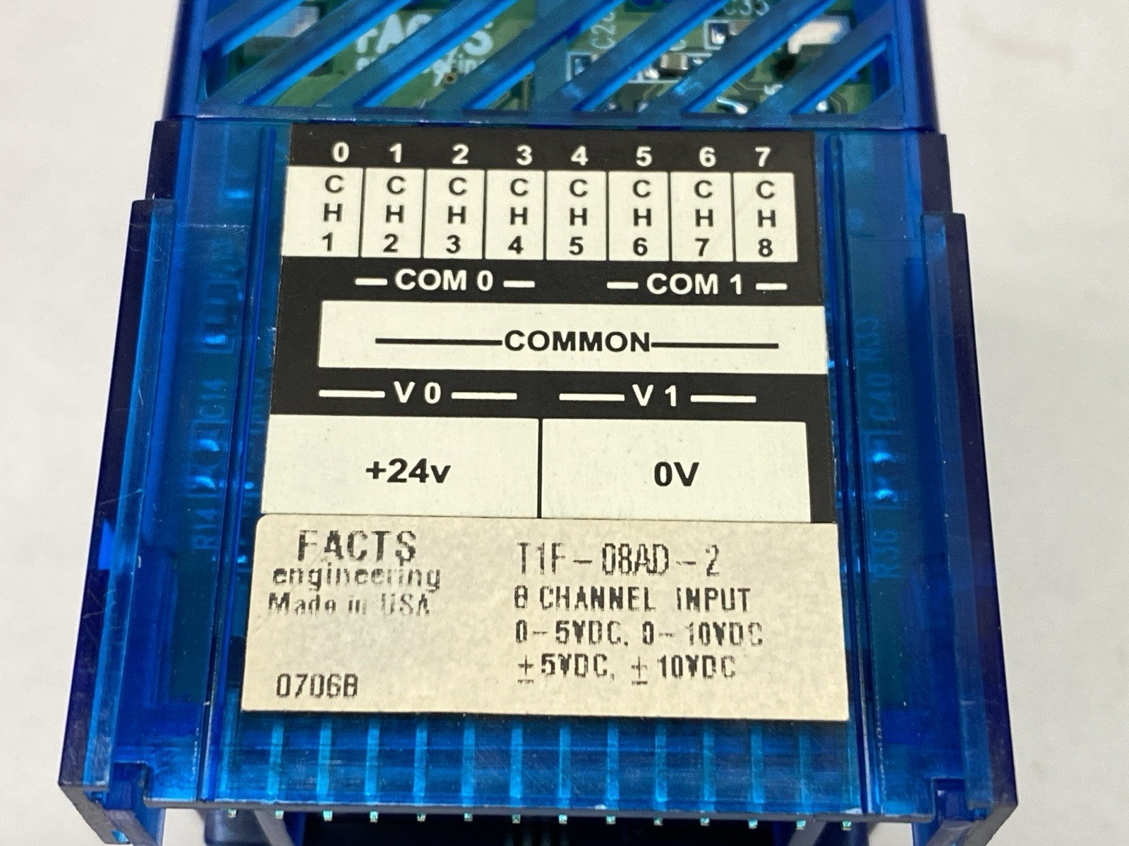 T1F-08AD-2 | Automation Direct Terminator Analog Input Module w/ T1K-08B Base - Used - Maverick Industrial Sales
