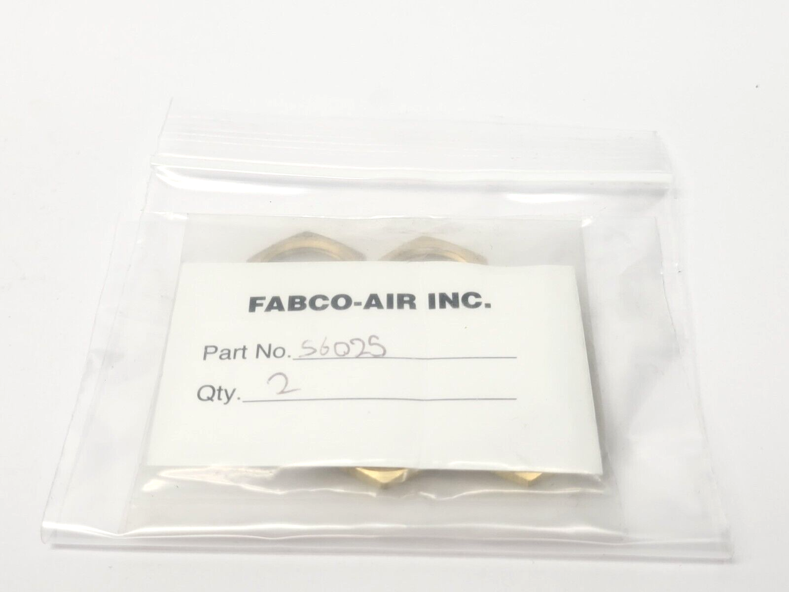 Fabco-Air 56025 Hex Ring for 3/4" LOT OF 4 - Maverick Industrial Sales