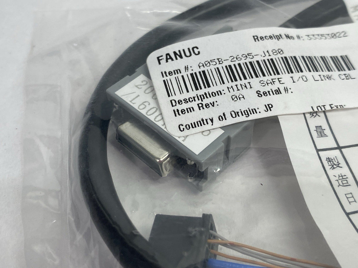 Fanuc A05B-2695-J180 Mini-Safe I/O Link Cable Assembly - Maverick Industrial Sales