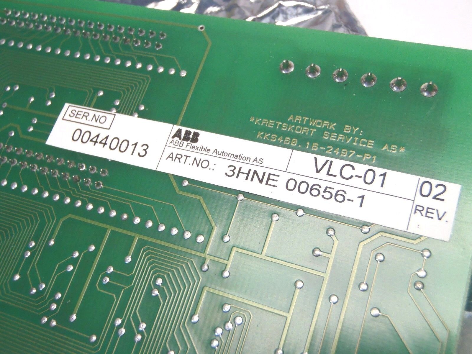 ABB 3HNE 00656-1 VLC-01 Circuit Board 04120009 - Maverick Industrial Sales
