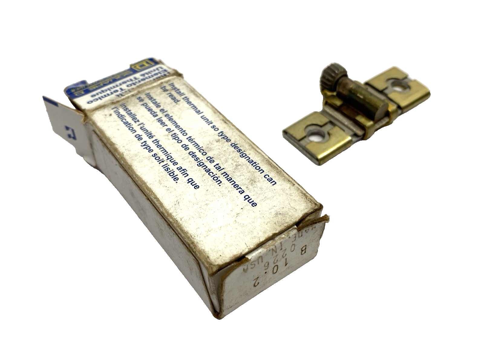 Square D B10.2 Overload Relay Thermal Unit, Melting Alloy, Class 20 - Maverick Industrial Sales