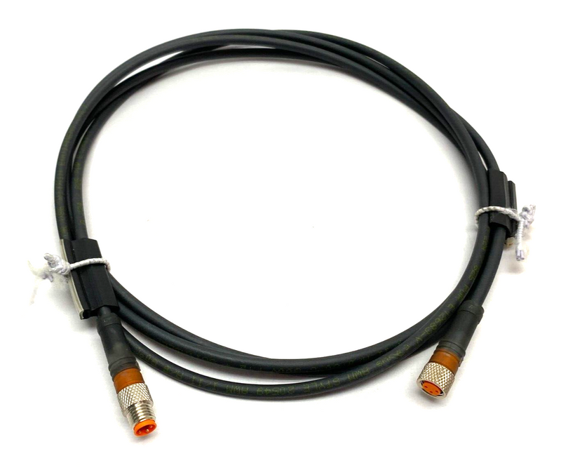 Lumberg RSMV 3-RKMV 3-224/2M Double Ended Cordset Male to Female 3-Pin - Maverick Industrial Sales