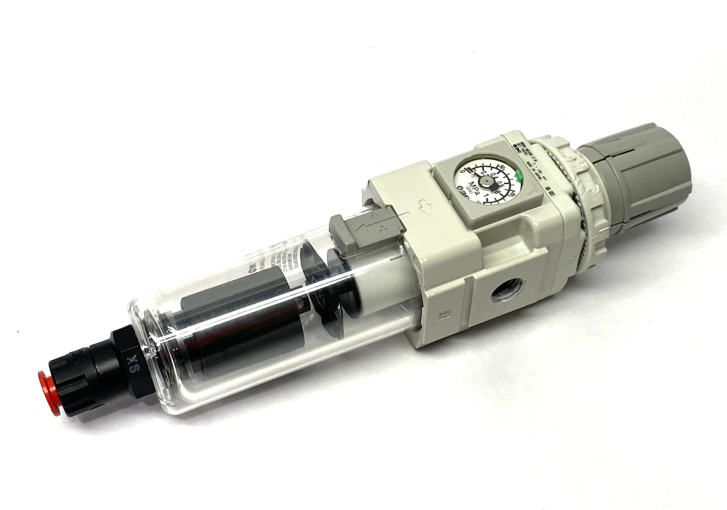 | SMC AW30-N02DE-Z-B Modular Filter Regulator AW MASS PRO 1/4" NPT Ports - Used - Maverick Industrial Sales