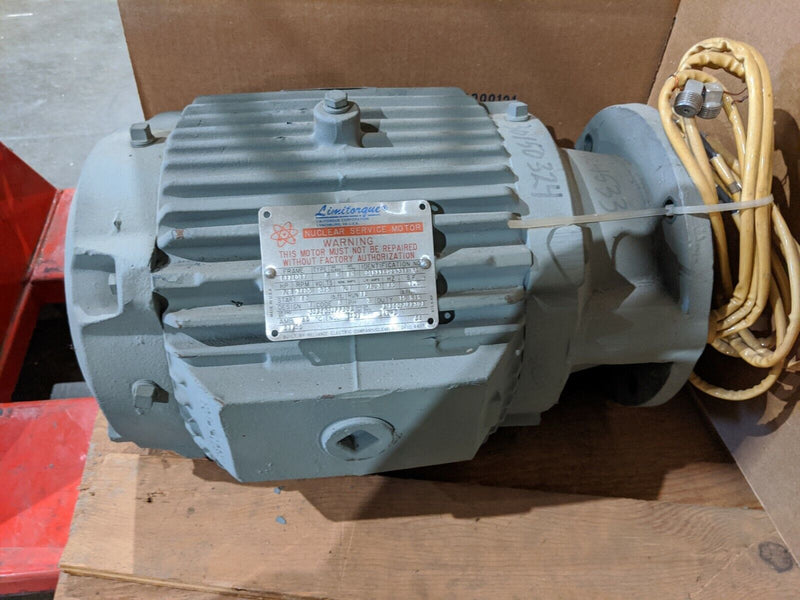 Limitorque 01KXV60293T1 HC Nuclear Service Motor 575V 3PH 7.8HP 3405RPM 9.1A - Maverick Industrial Sales