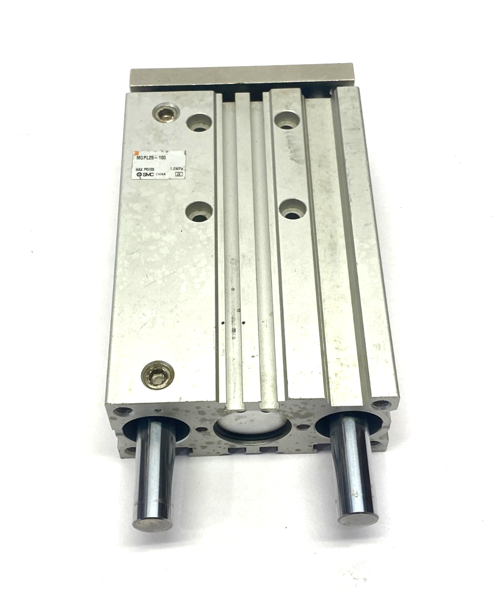 SMC MGPL25-100 Compact Guide Cylinder, Ball Bearing, 100mm Stroke - Maverick Industrial Sales