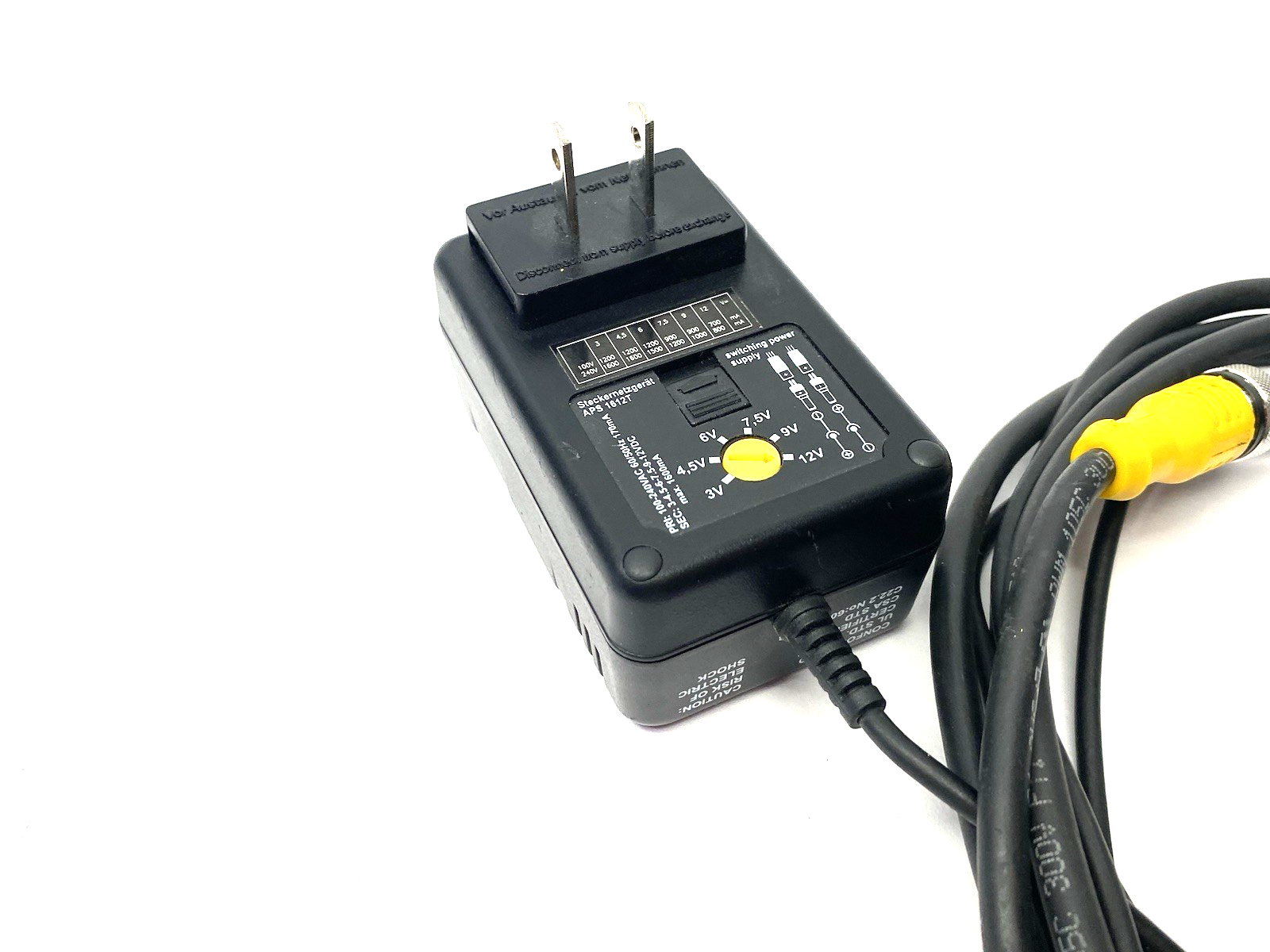 Ansmann APS 1612 Traveller − Stabilized Plug−in Power Supply - Maverick Industrial Sales