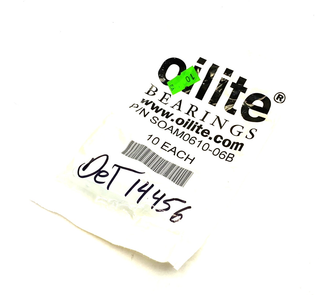 Oilite SOAM0610-06B Super Oilite® M-Series Metric Sleeve Bearing PKG OF 10 - Maverick Industrial Sales