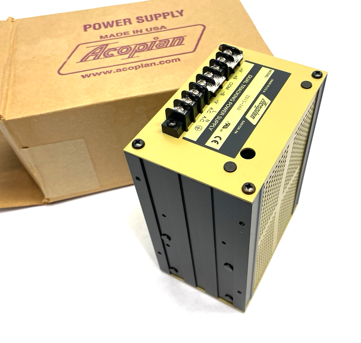 TD15-160 | Acopian Dual Tracking Power Supply 105-125 Input Voltage - New Other - Maverick Industrial Sales