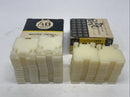 Allen Bradley 1492-N16 Ser A Terminal Block End Barrier White LOT OF 86 - Maverick Industrial Sales