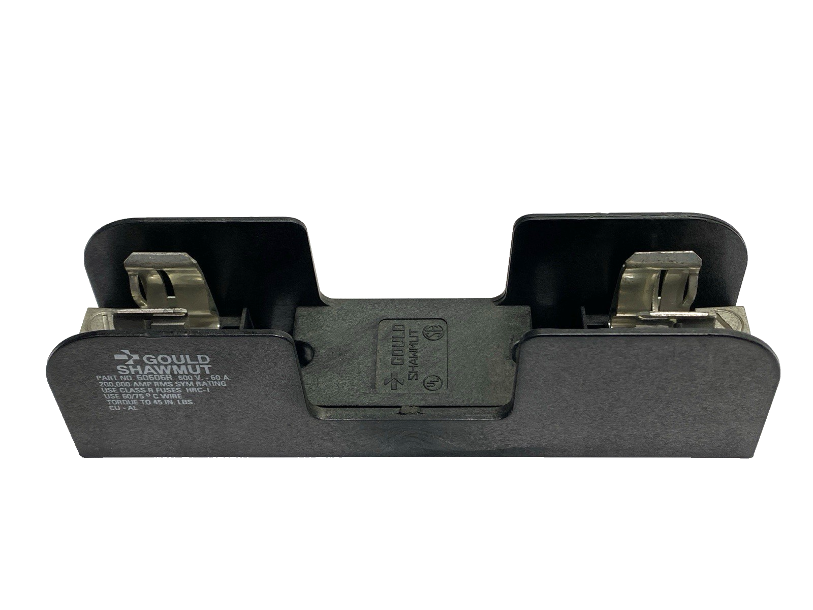 Gould Shawmut 60606R Fuse Holder Class R 600V 60A - Used - Maverick Industrial Sales