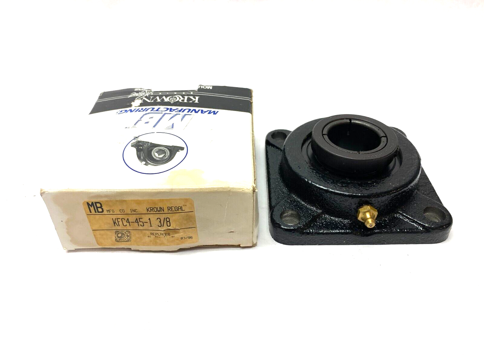 KFC4-45-1 3/8 | MB Mfg Krown Regal Surface Mount Flange Bearing 4-Bolt - New Other - Maverick Industrial Sales