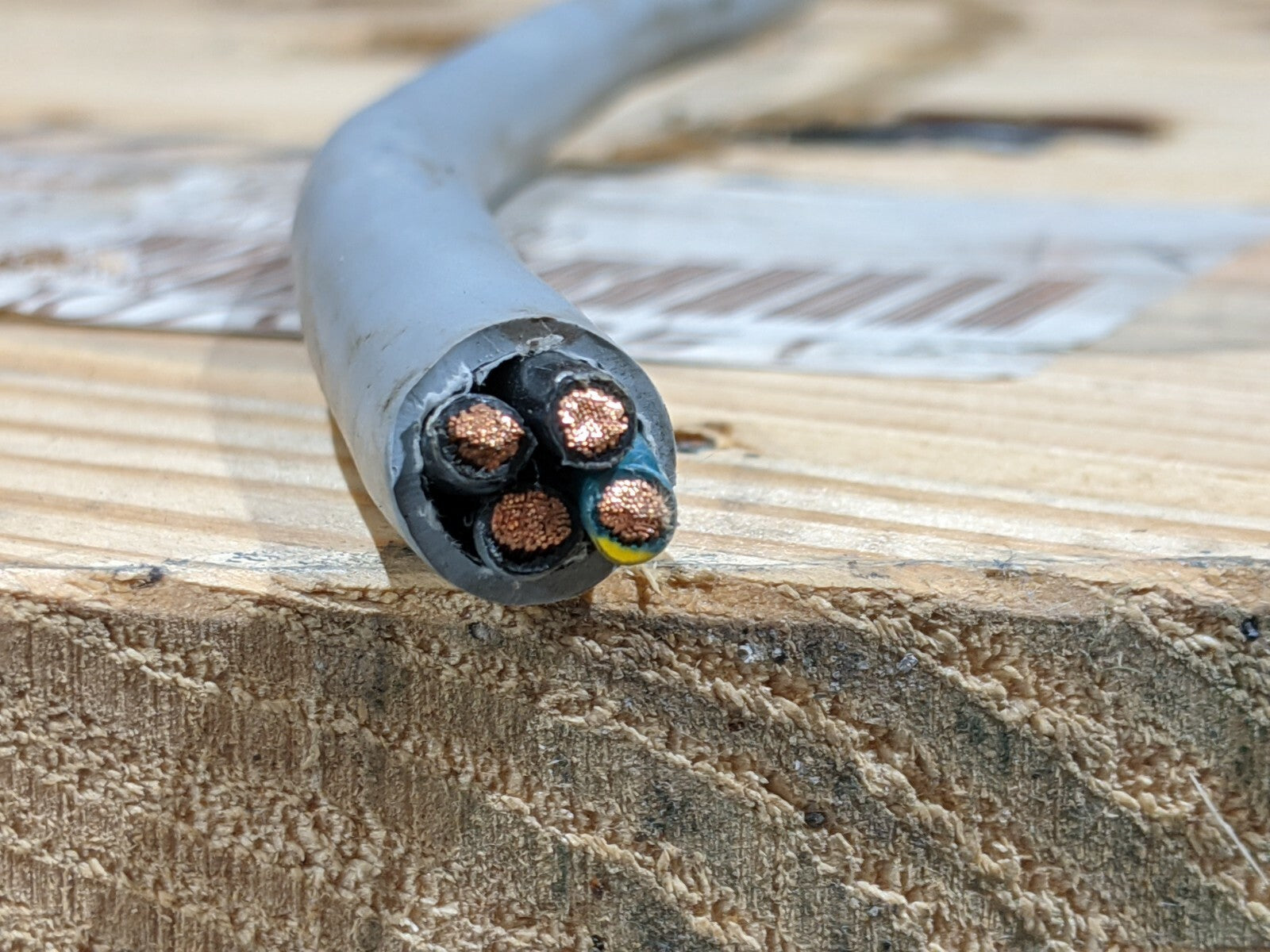 Southwire 10 AWG 4C PVC Flex Control Cable CC190 LOT OF 10 FOOT - Maverick Industrial Sales
