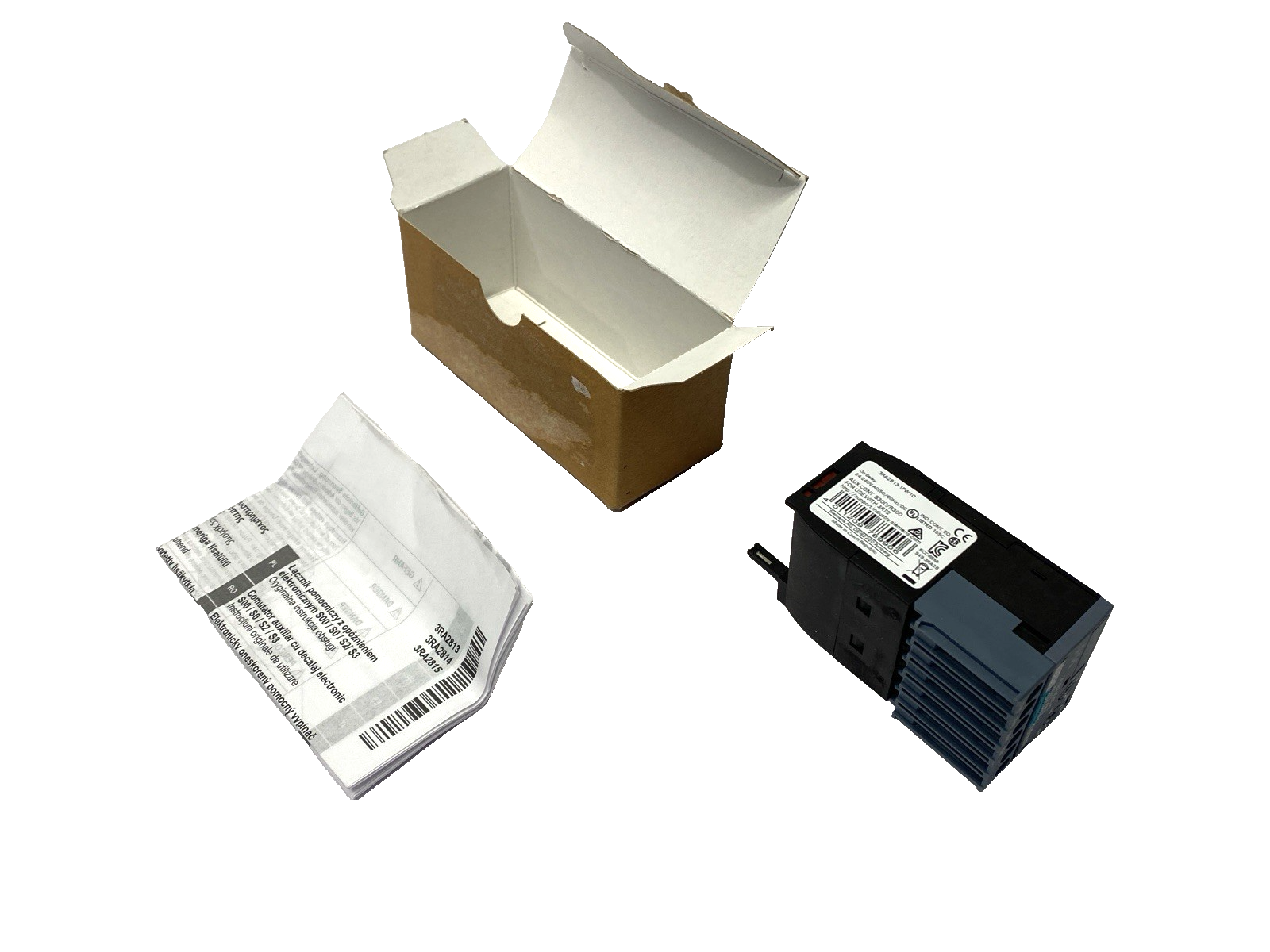 Siemens 3RA2813-1FW10 Solid State Time-Delayed Auxiliary Switch 24-240V AC/DC - Maverick Industrial Sales