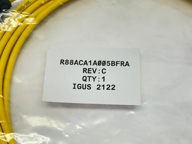 Omron R88ACA1A005BFRA Rev C Brake Cable High Flex 5m Length - Maverick Industrial Sales