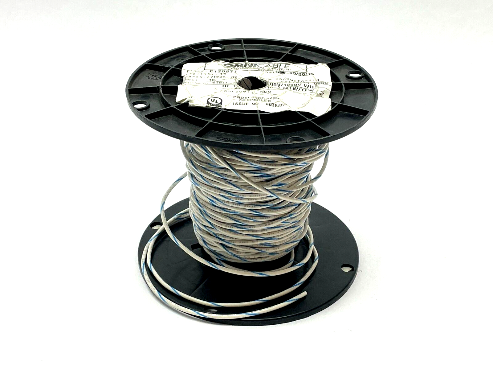 Omni-Cable L718ST-02 Hook-Up Wire 18 AWG 600V 1-Conductor 1-1/2lb Spool - Maverick Industrial Sales