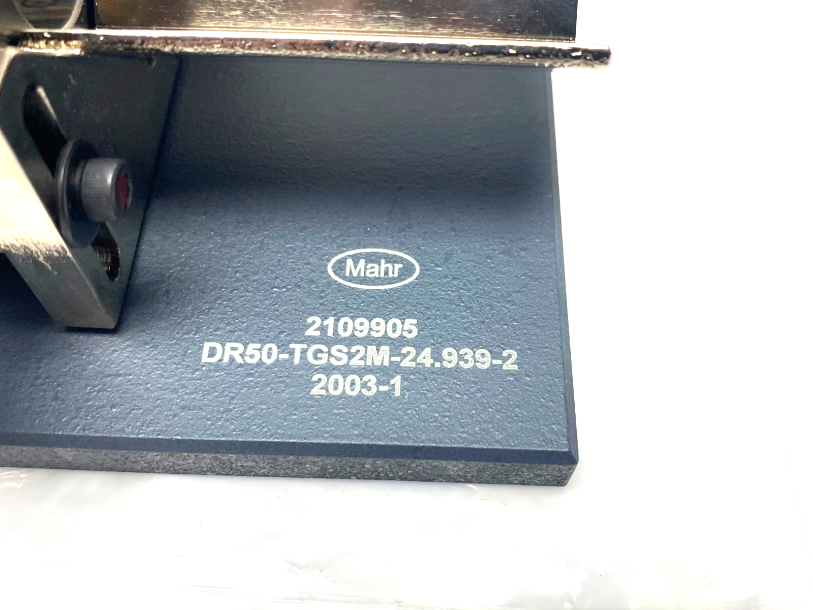 Mahr 2109903 Dimensionair Air Ring Gauge 2-Jet DR50-TGS2M-24.939-1 w/ Base Plate - Maverick Industrial Sales