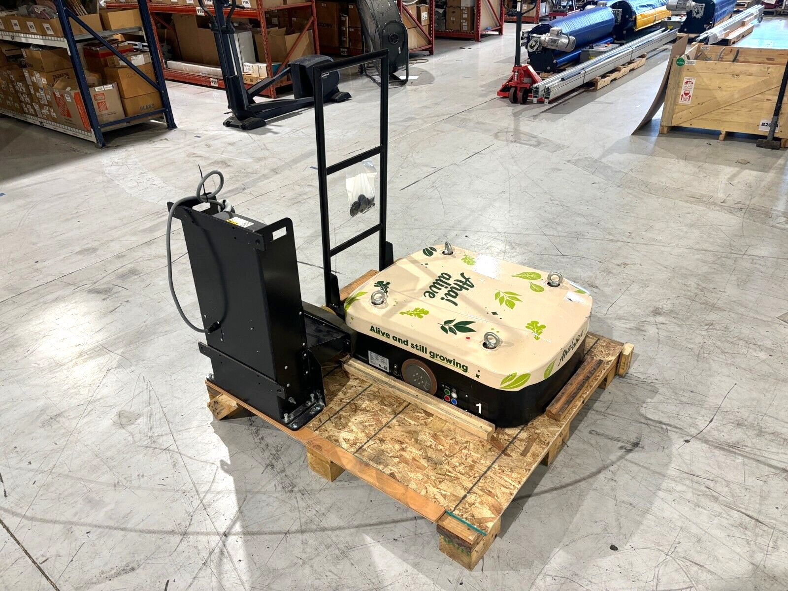 Grenzebach L1200-Li AGV, Automated Guided Vehicle with Ecotec Charger, (2020) - Maverick Industrial Sales