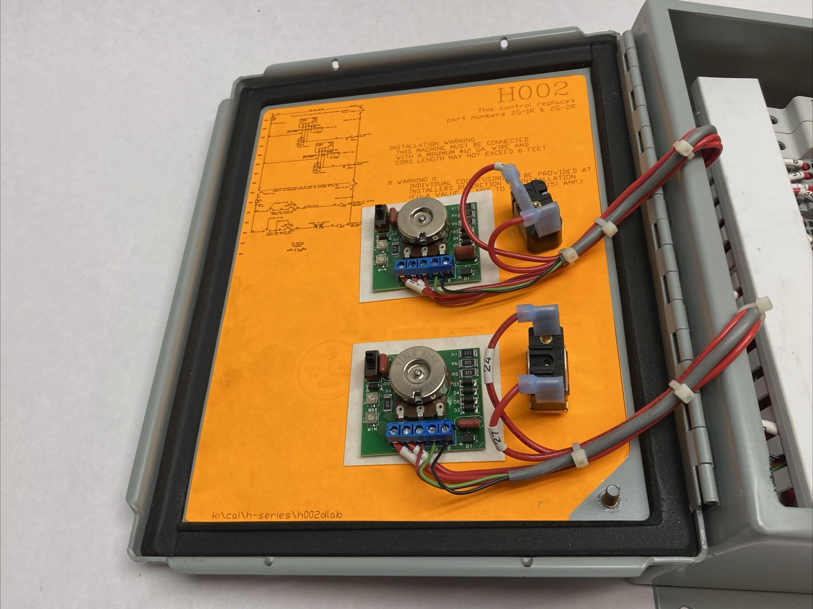 H002 | Vibromatic Incline/Feeder Controller for Vibrating Bowl Feeder, Adjustable - Used - Maverick Industrial Sales