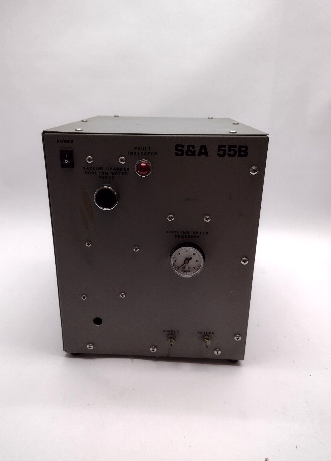 Saunders & Associates 55B Water Cooling Vacuum Chamber 220VAC - Maverick Industrial Sales