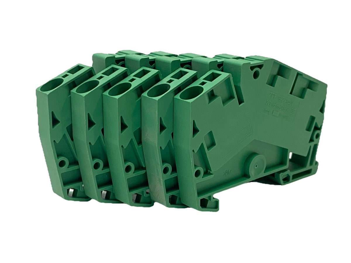 Weidmuller ZPE 6-2/3AN PE Modular Terminal Block 1771360000 LOT OF 5 - Maverick Industrial Sales