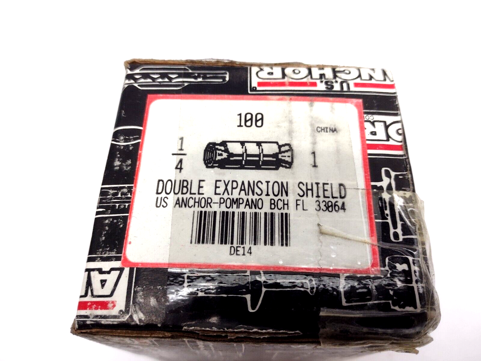 US Anchor DE14 1/4-1 Double Expansion Shield BOX of 100 Pieces - Maverick Industrial Sales