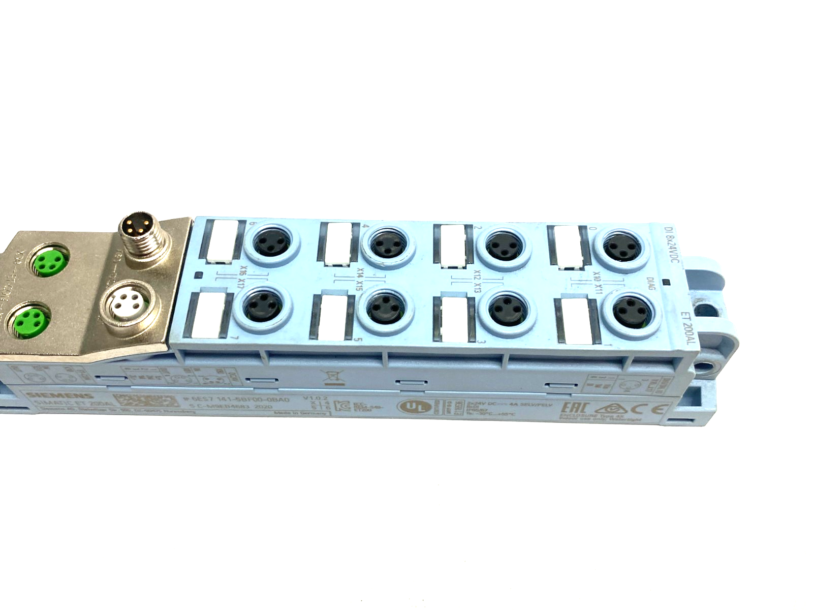 Siemens 6ES7 141-5BF00-0BA0 SIMATIC ET 200AL 8-Port Digital Input Module 24VDC - Maverick Industrial Sales