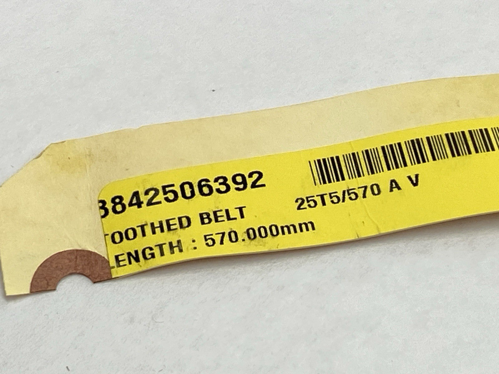 Bosch Rexroth 3842506392 Toothed Belt 25T5/570 - Maverick Industrial Sales