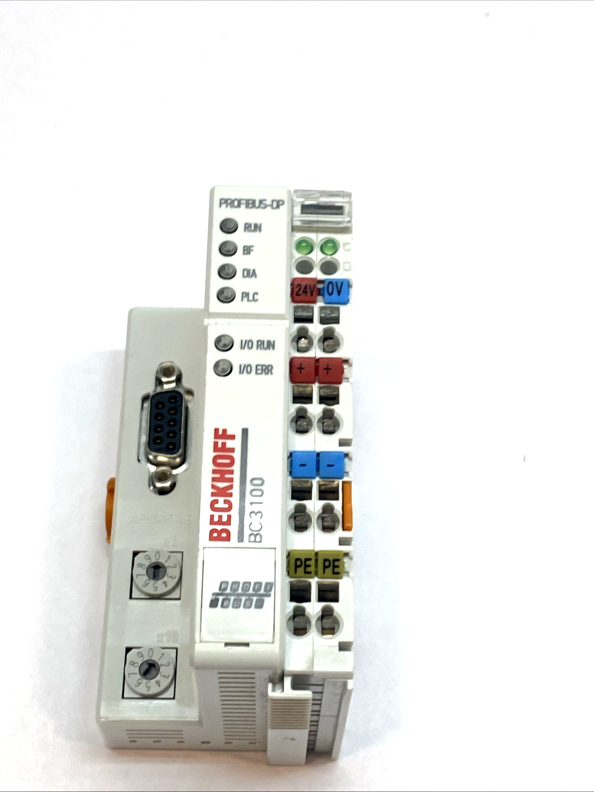 BC3100 | Beckhoff PROFIBUS Bus Terminal Controller PLC for Bus Terminals 24V DC - Used - Maverick Industrial Sales