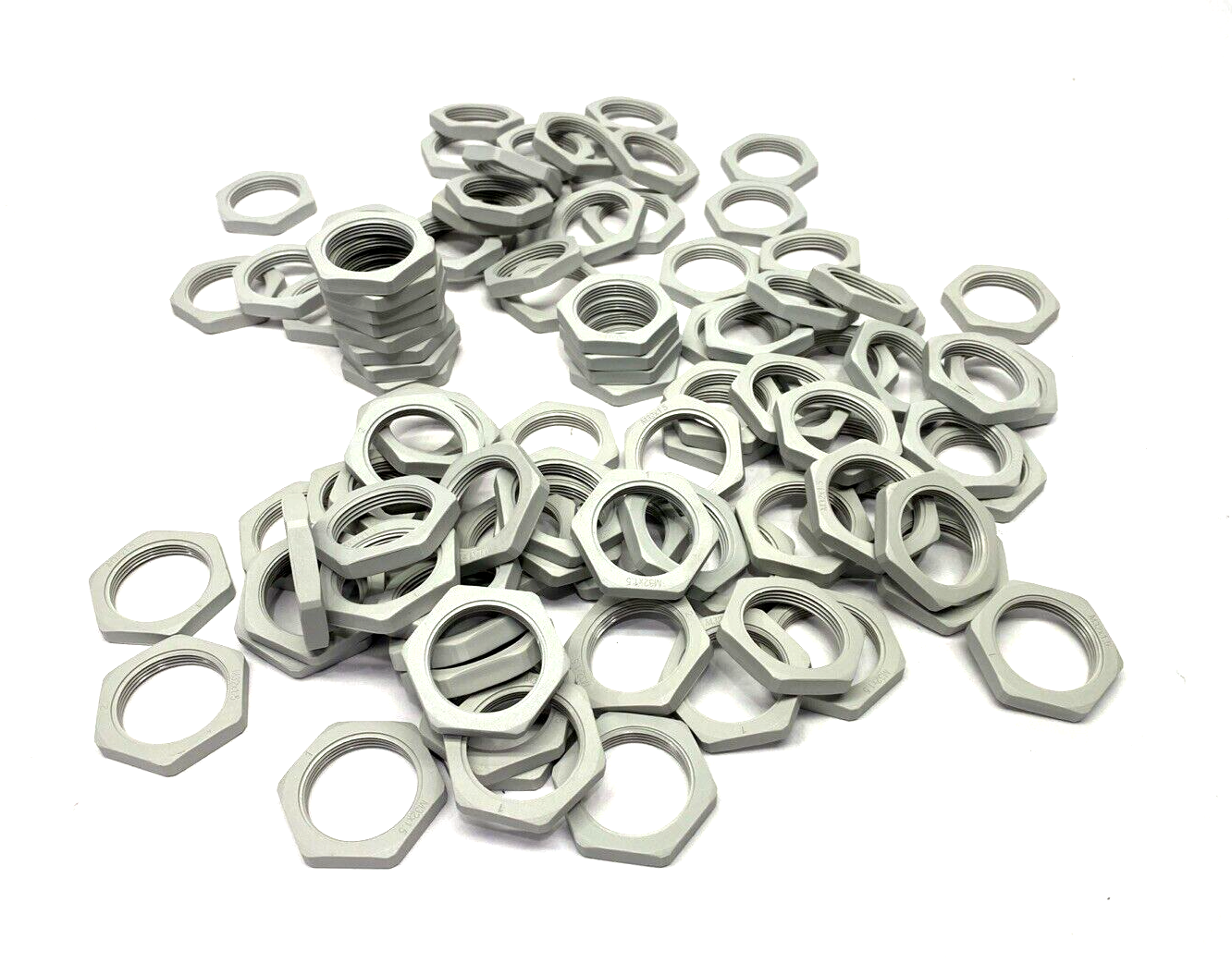 Bimed BLMN-14 Polyamide Lock Nut M32x1.5 41mm Spanner Width Light Grey LOT OF 95 - Maverick Industrial Sales