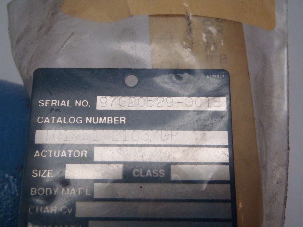 101851D2103MDF | Hammel Dahl F/3 In Angle Valve w/ SCH 80 Butt Weld Ends - New – Open box - Maverick Industrial Sales