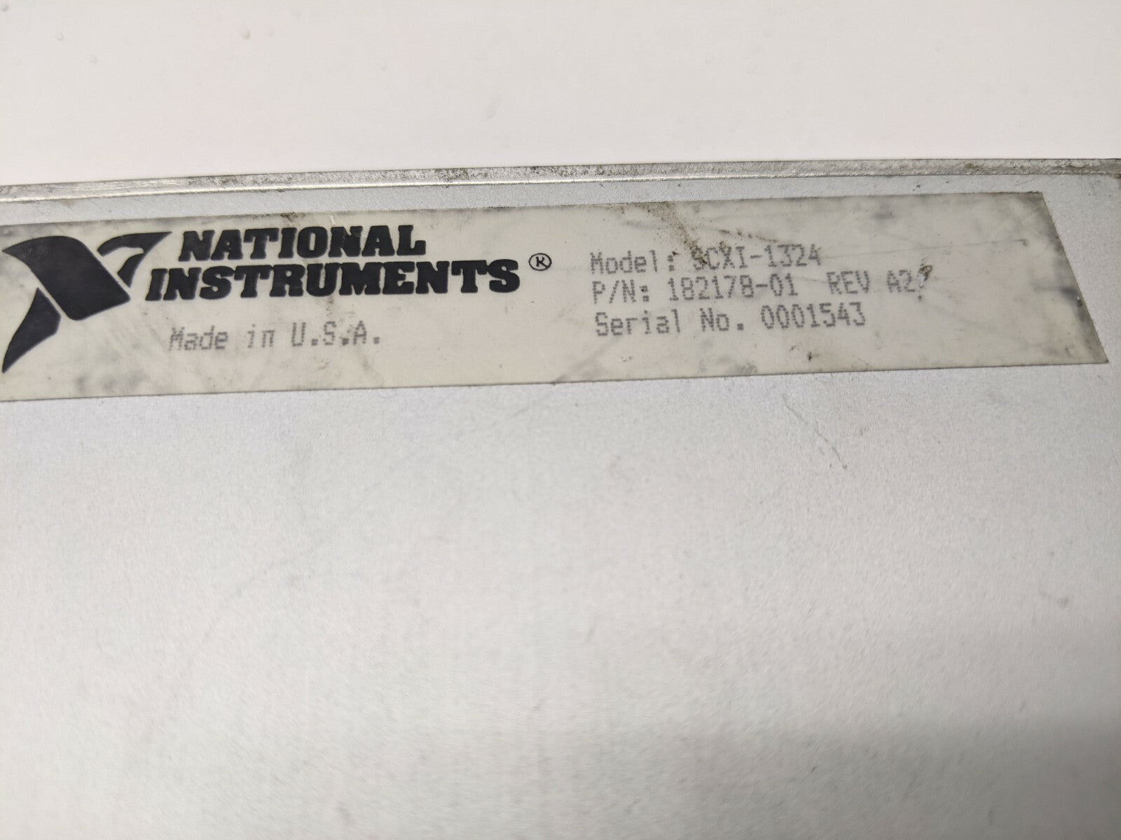 National Instruments 182178-01 Rev A2 High Voltage Terminal Block SCXI-1324 - Maverick Industrial Sales