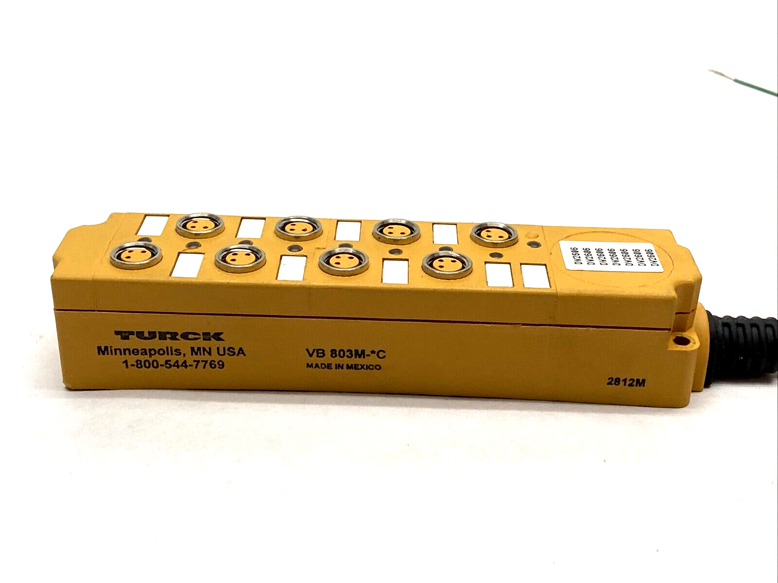 Turck VB 803M-5C Junction Block 8-Port M8 3-Pin - Maverick Industrial Sales