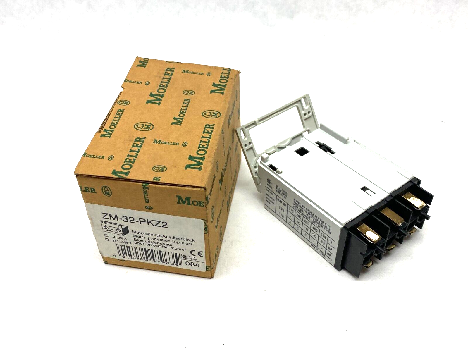 Moeller ZM-32-PKZ2 Adjustable Motor Protection Trip Block 24-32A, 275-425A - Maverick Industrial Sales