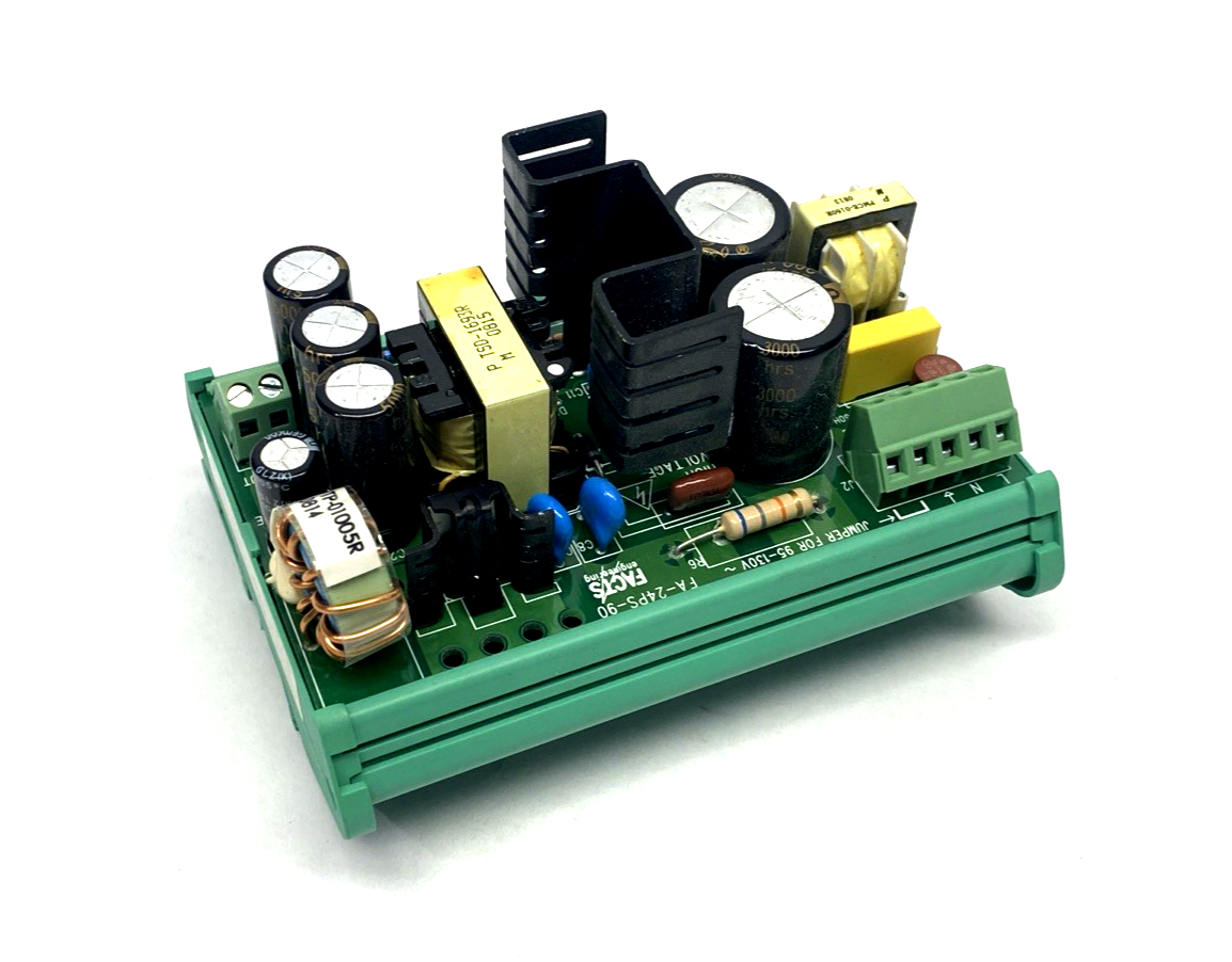 FACTS Engineering FA-24PS-90 Open Frame Power Supply, 120-240VAC 24VDC 3.7A/90W - Maverick Industrial Sales