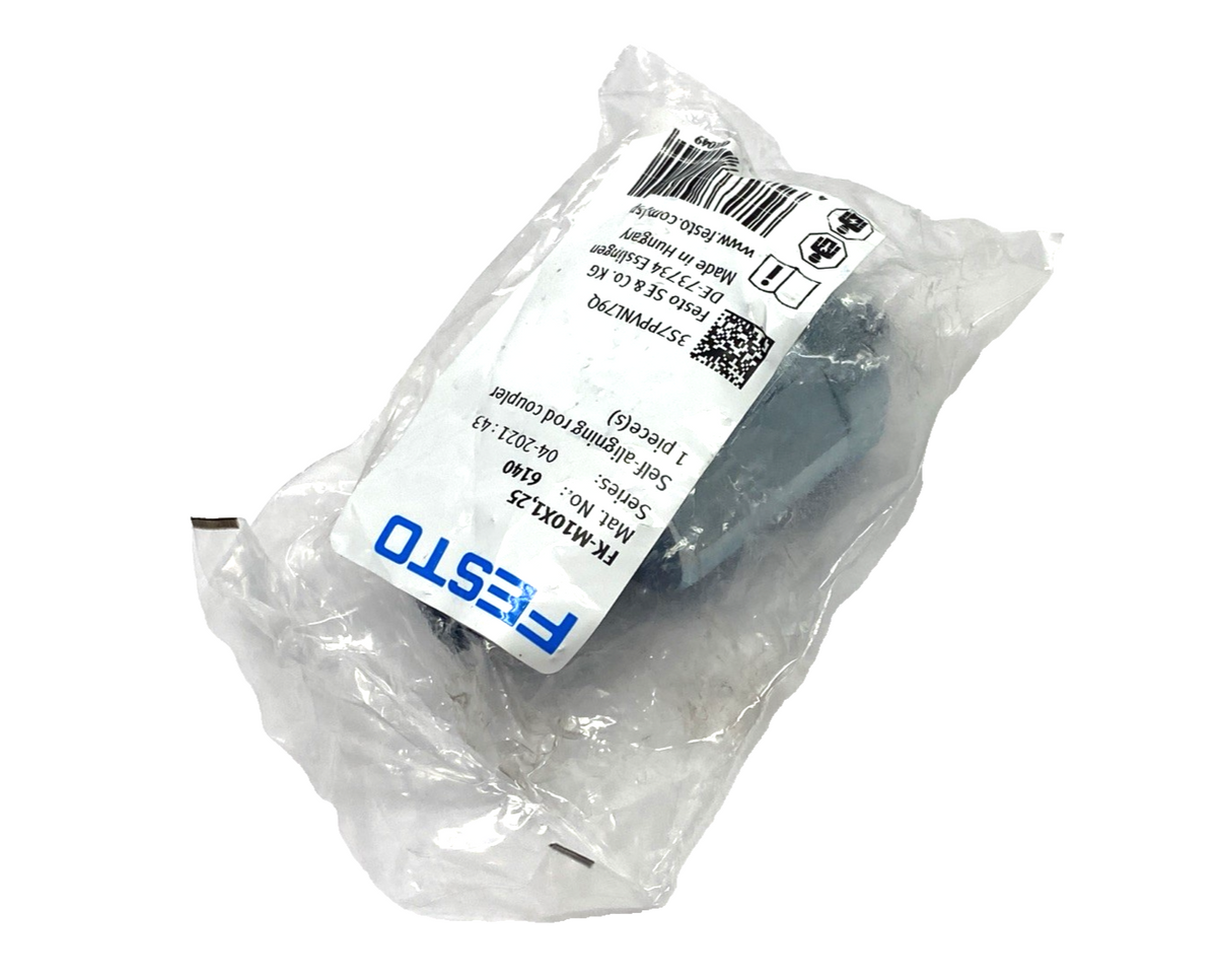 FK-M10X1,25 | Festo Self-Aligning Rod Coupler M10x1.25 6140 - New - Maverick Industrial Sales